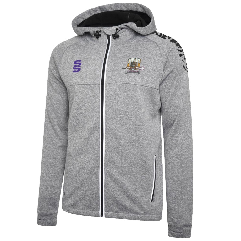 Caterham Cougars Lacrosse Club Dual Full Zip Hoody Grey / Black Camo